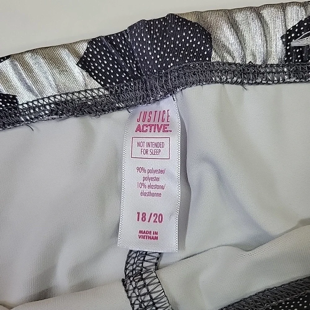 Justice Active Leggings Girl Size‎ 18/20 Buttery Soft Sculpting Preppy Comfy
